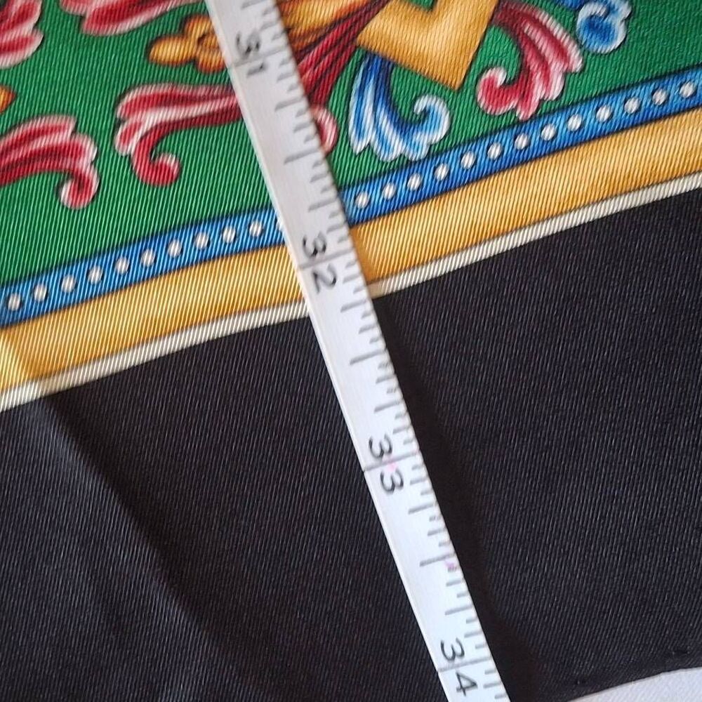 Museum of Fine Arts Boston Silk Scarf – 100% Silk Square, Multicolor Floral Prin - Picture 9 of 9